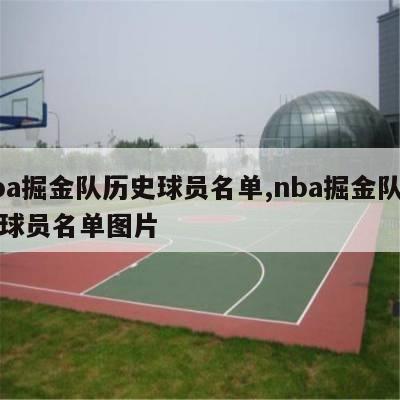 nba掘金队历史球员名单,nba掘金队历史球员名单图片